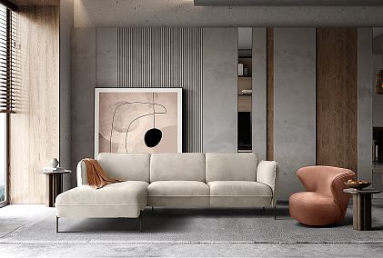 "Алекс" диван с оттоманкой