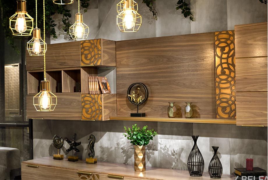 Шкаф навесной "Neo" 120 шпон ореха 3