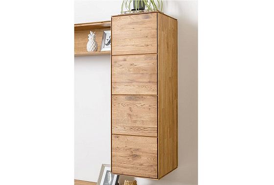 Шкаф навесной "Гринвуд" (правый) массив дуба 17