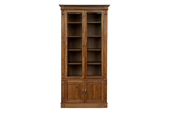 Набор мебели для библиотеки "Верди Люкс 3" массив и шпон дуба 4