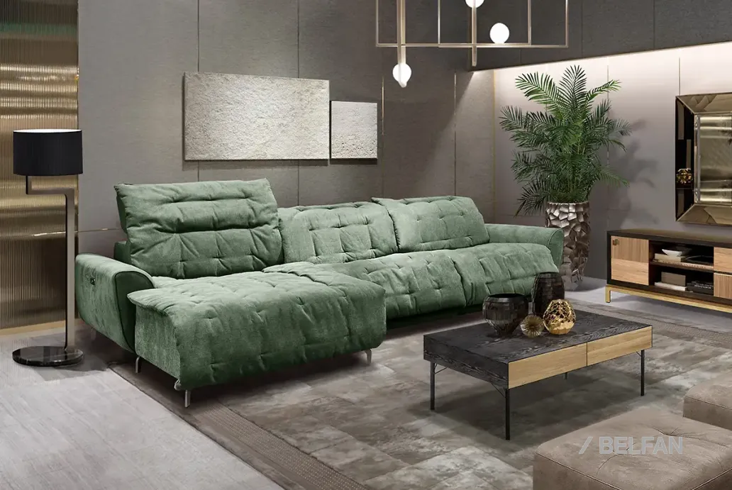 Диван с оттоманкой ГРЕЙ-2 #4