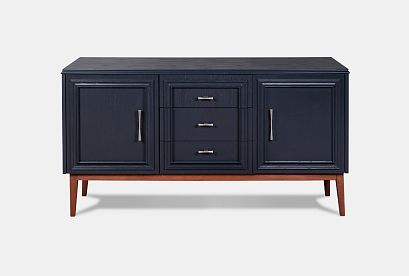 Тумба "Сакраменто" 3 (с ящиками); *А-016.49; сумеречный, орех