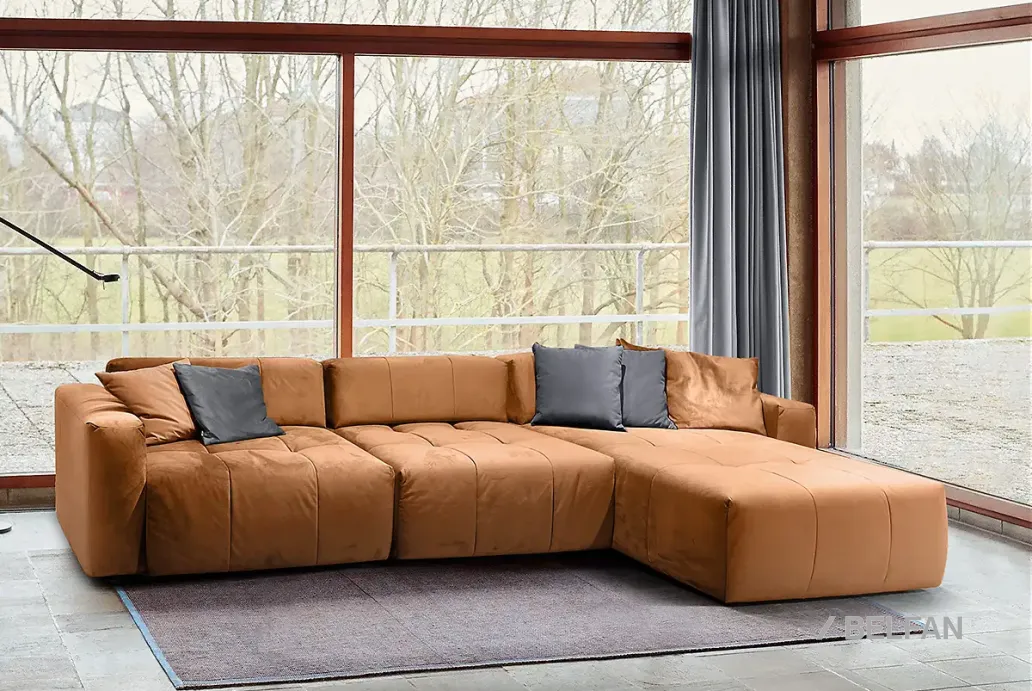 «АПОЛЛО» диван с оттоманкой #2