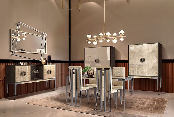 Тумба "Black" 3 (с нишей) массив дуба, металл 3