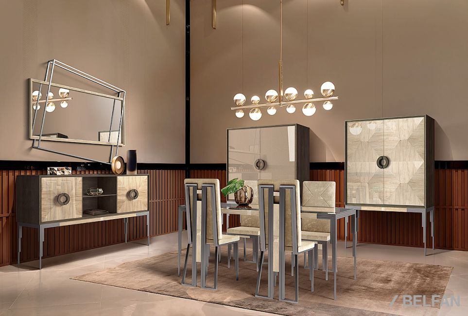 Тумба "Black" 3 (с нишей) массив дуба, металл 2