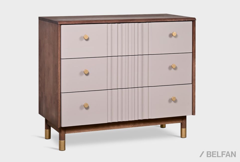 Комод "Меридиан" 3 массив дуба, МДФ 1