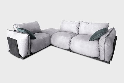 "Ферре" диван 3-х местный с пуфом