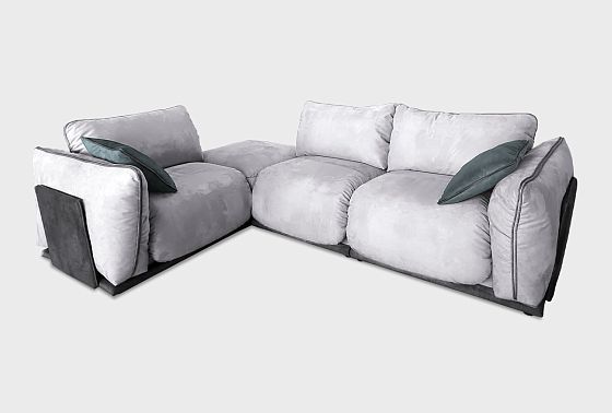 "Ферре" диван 3-х местный с пуфом  12