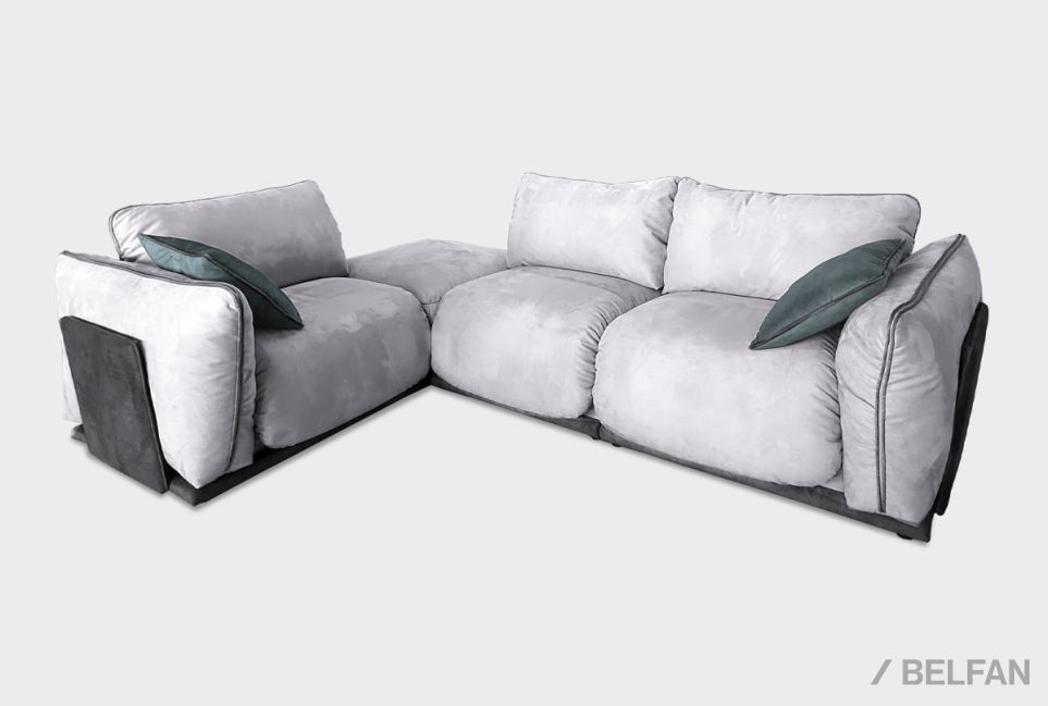 "Ферре" диван 3-х местный с пуфом 1