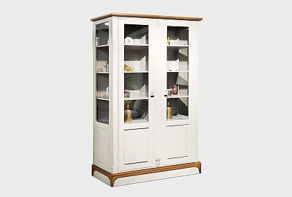 Шкаф с витриной 2-х дверный "Бриансон"