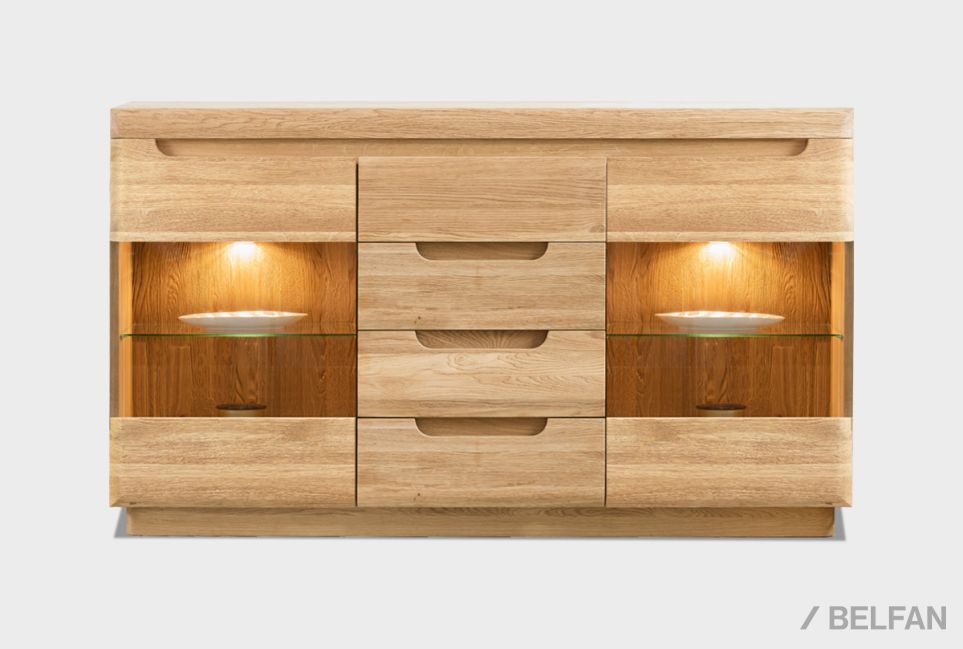 Тумба-бар "Бремен" массив дуба 3