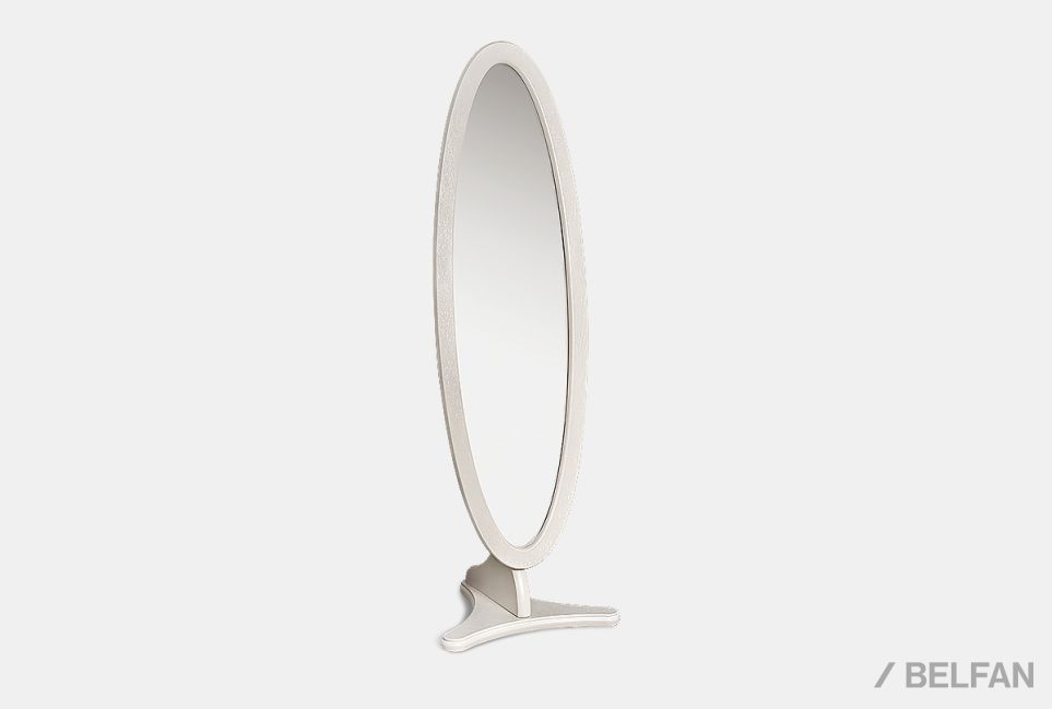 Зеркало напольное "Флерон" массив и шпон дуба 1