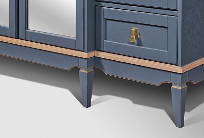 Шкаф для одежды 4-х дв. "Стюарт" (с зеркалом)