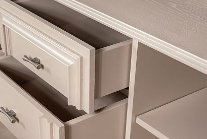 Тумба "Сакраменто" 3 (с ящиками); *А-016.49; марципан, орех