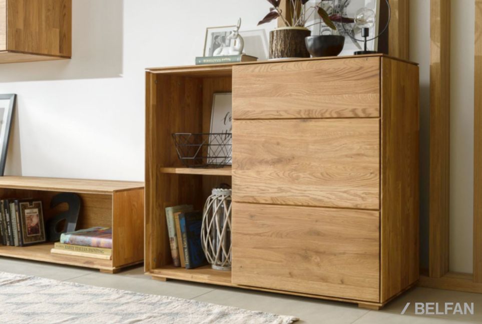 Тумба "Гринвуд" 2 (с нишей) массив дуба 6