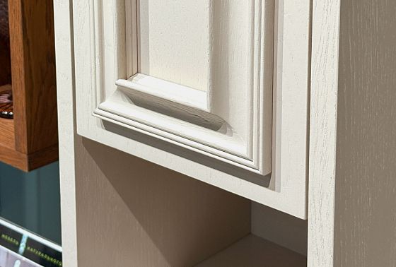 Шкаф настенный "Сакраменто" (левый) массив и шпон дуба, МДФ 8