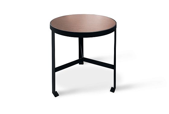 Стол журнальный "Collin" (круглый) малый массив и шпон дуба, МДФ 8