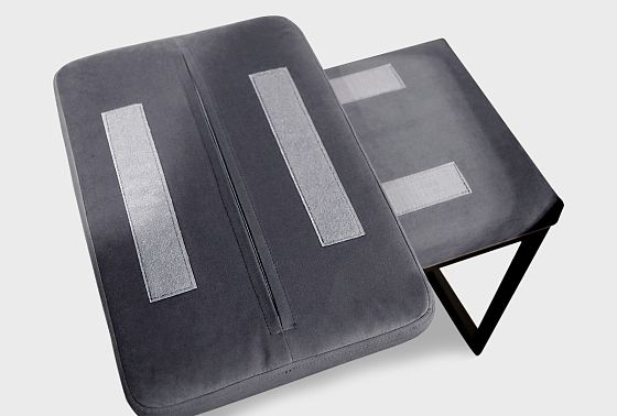 Банкетка "Арт" металл (маленькая) металл 2