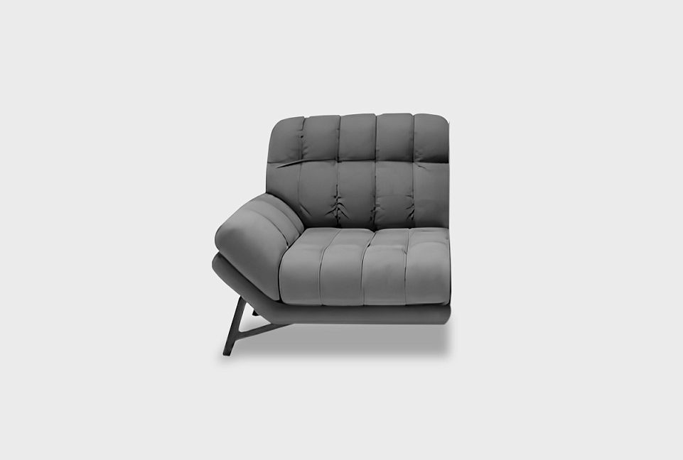 "Атлас" секция одноместная с подлокотником ; нераскл.; 15L; начальная группа ткани