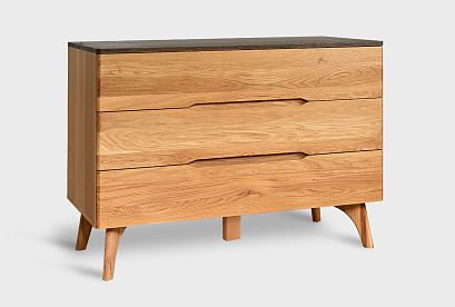 Комод "Элва" B-3; *ВМФ-1571; бейц-масло, графит