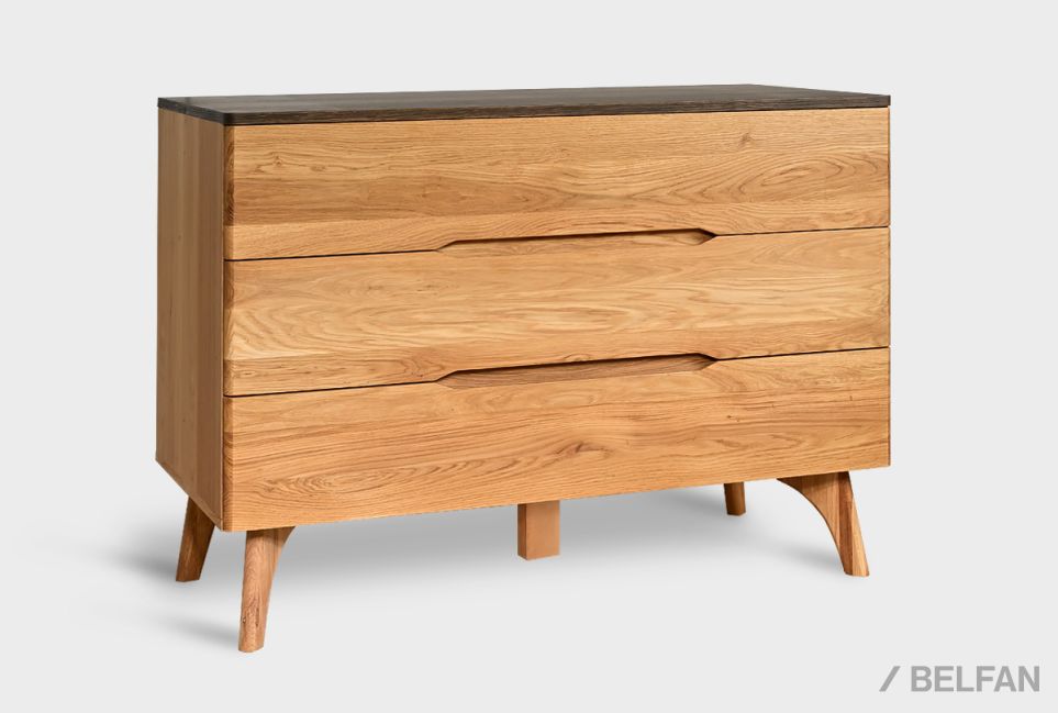 Комод "Элва" B-3 массив и шпон дуба 3