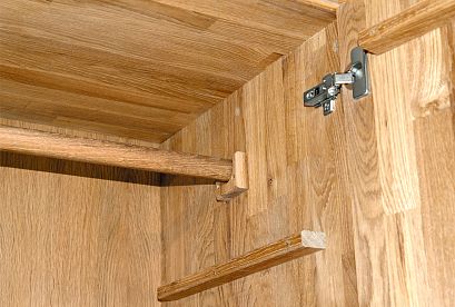 Шкаф для одежды 3-х дверный "Ирвинг"; 2 ящика; бейц-масло