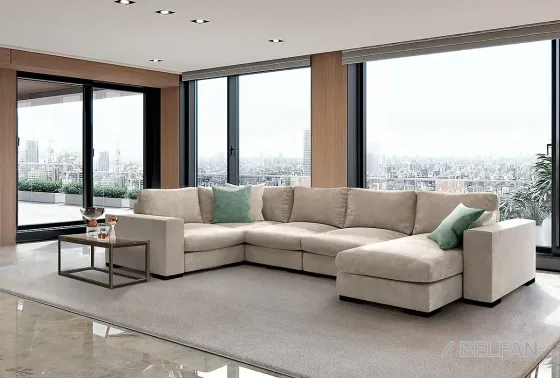 «ЛОФТ» диван угловой с оттоманкой #1