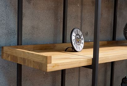 Стеллаж открытый "Cube Design" 5; *КМ-009.205; бейц-масло