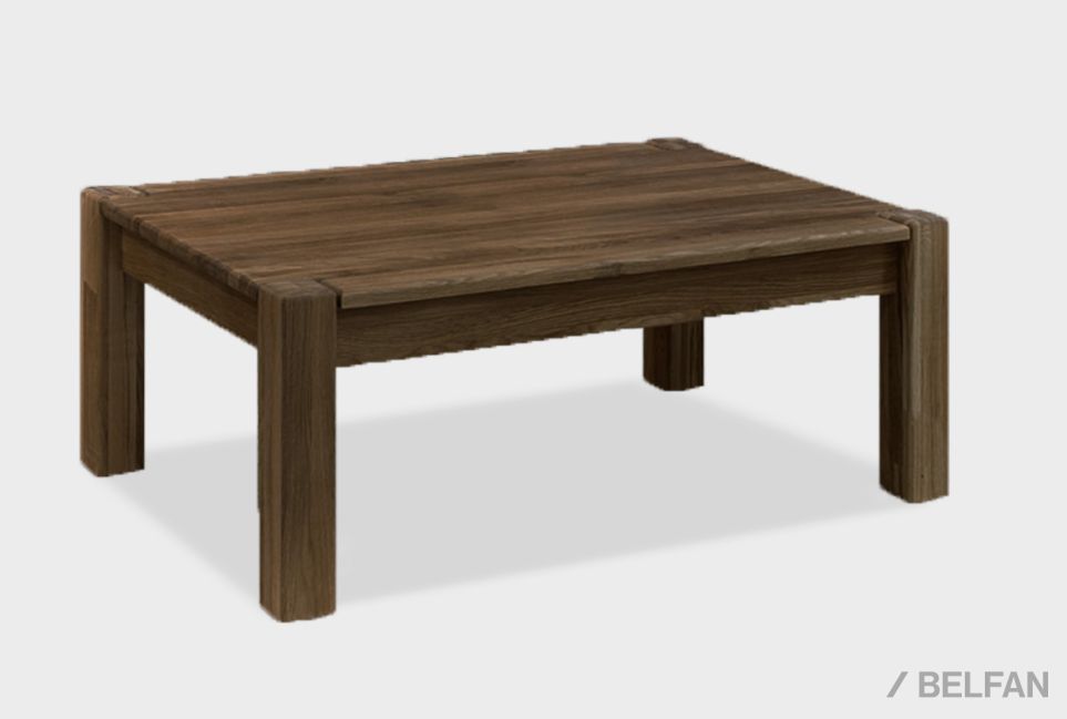 Стол журнальный "Берген" П-01 (сечение опор 70х70) массив дуба 1