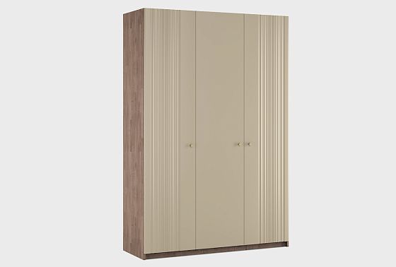Шкаф для одежды 3-х дверный "Меридиан" (комбинированный) шпон дуба, МДФ 2