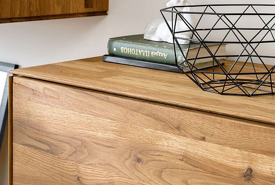 Тумба навесная "Гринвуд" 170 массив дуба 24