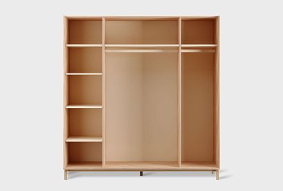 Шкаф для одежды 4-х дверный «Авеню»; *А-019.32; к-персиковое масло, ф-нюд