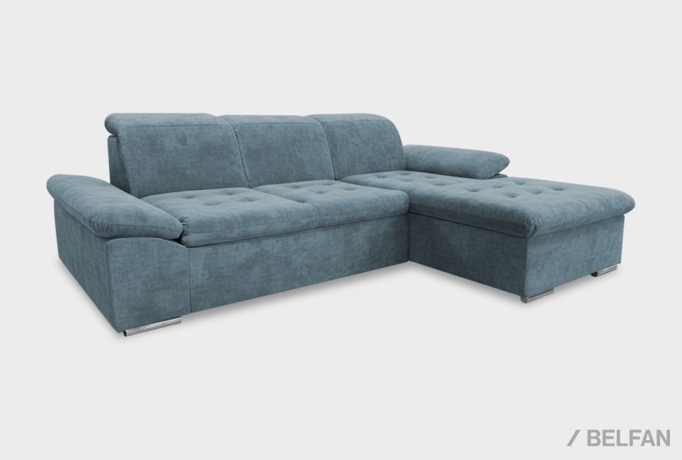 "Престон" диван с оттоманкой 1