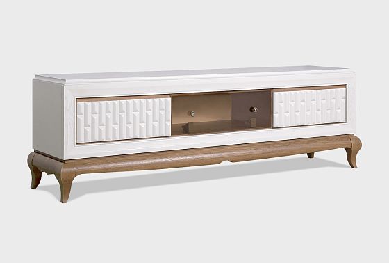 Тумба под ТВ "Армония" массив и шпон дуба 10