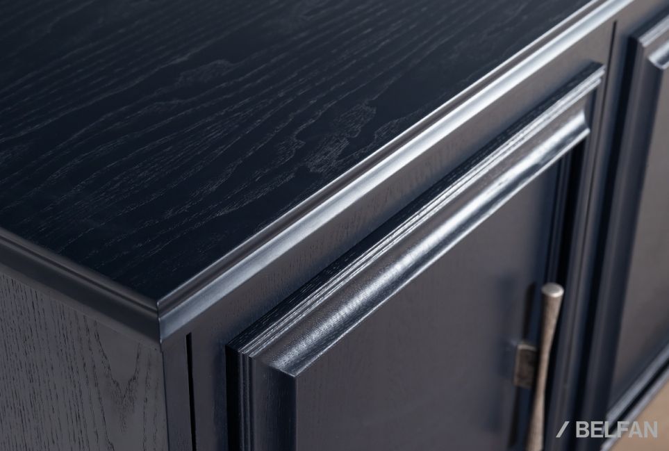 Тумба "Сакраменто" 3 массив и шпон дуба, МДФ 4