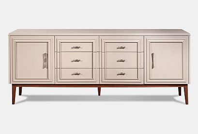 Тумба "Сакраменто" 4 (с ящиками); *А-016.50; марципан, орех