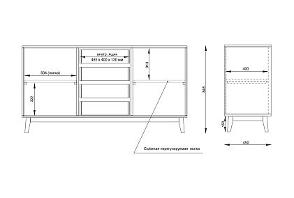 Тумба "Ирвинг Дизайн" 3