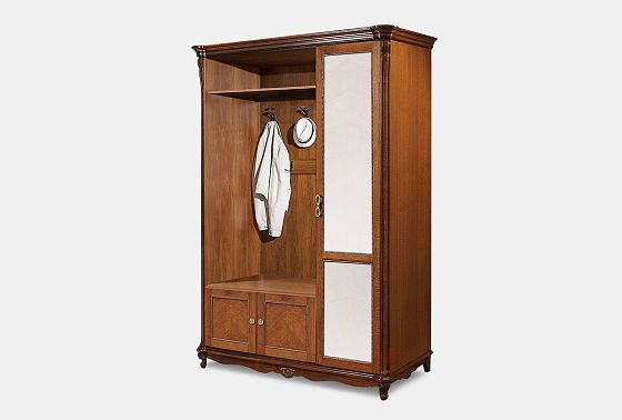 Шкаф комбинированный "Алези 1з" массив и шпон дуба 3