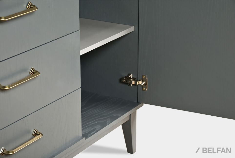 Комод "Чикаго" (3 ящика) массив и шпон дуба 6