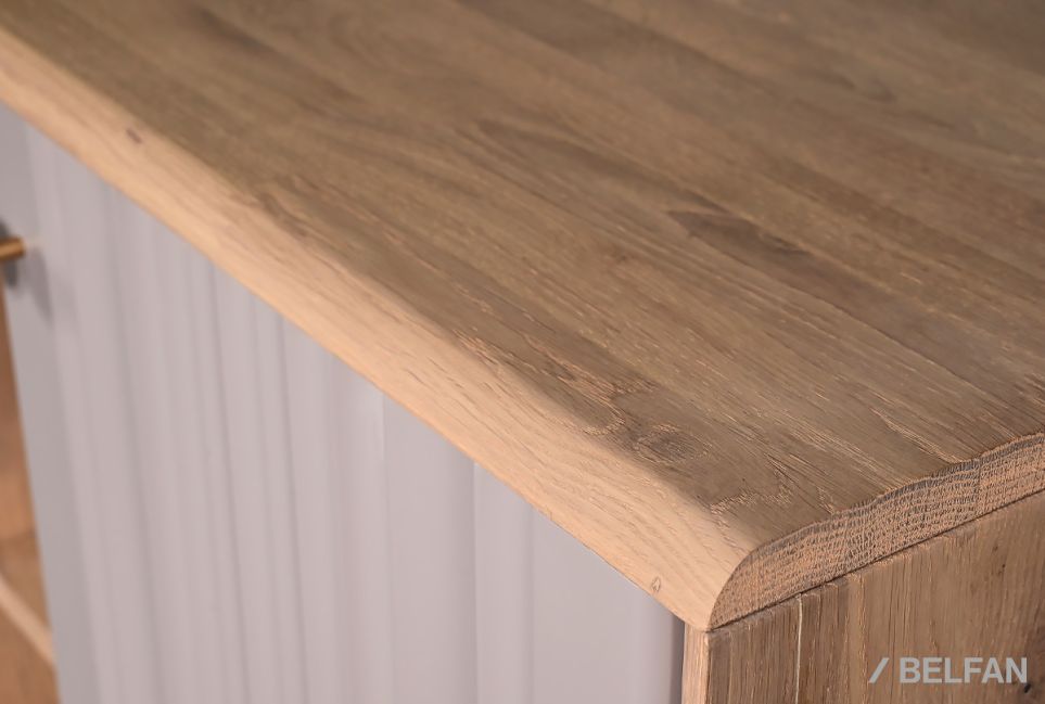 Тумба высокая "Меридиан" массив дуба, МДФ 3