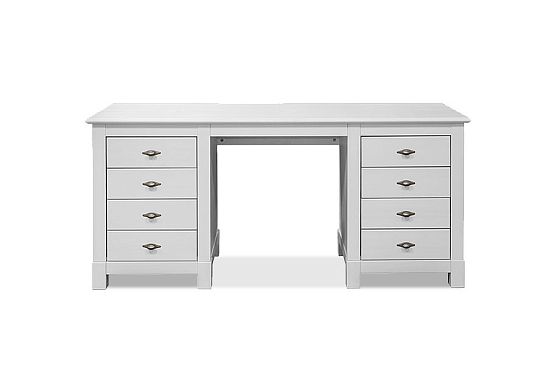 Стол письменный "Рауна" 08 (2 тумбы) массив сосны 5