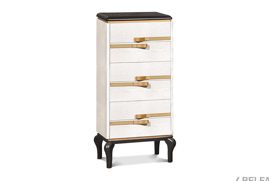 Комод высокий "Мадлен" массив и шпон дуба 1