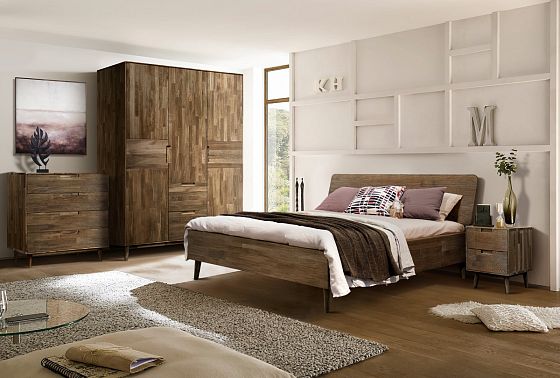 Кровать "Ирвинг" массив дуба 9