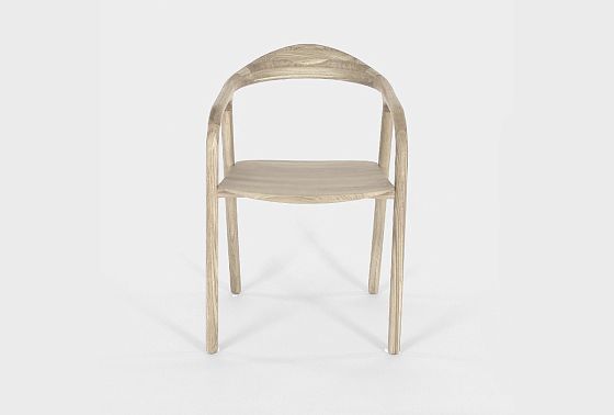 Стул "Лугано" с подлокотниками массив берёзы 12