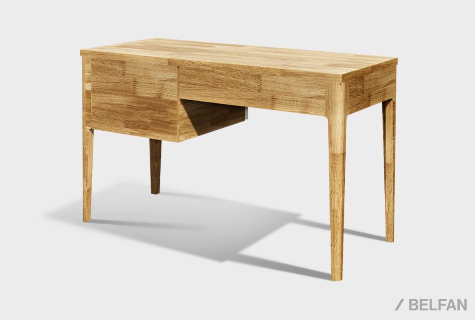 Стол письменный "Уоллстрит" массив дуба, МДФ 9