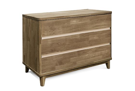 Комод "Уоллстрит" 3 массив дуба, МДФ 10