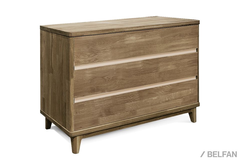 Комод "Уоллстрит" 3 массив дуба, МДФ 1