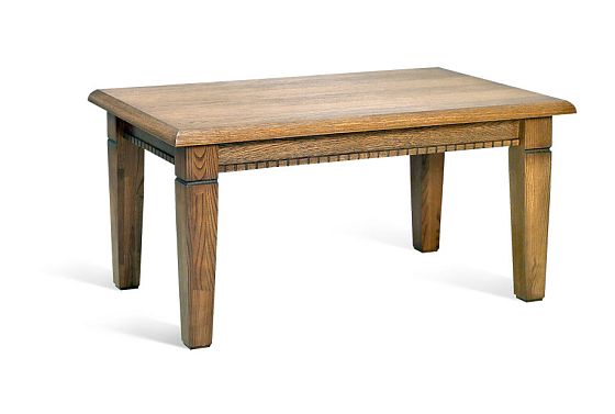 Стол журнальный "Верди Люкс 1" массив и шпон дуба 3