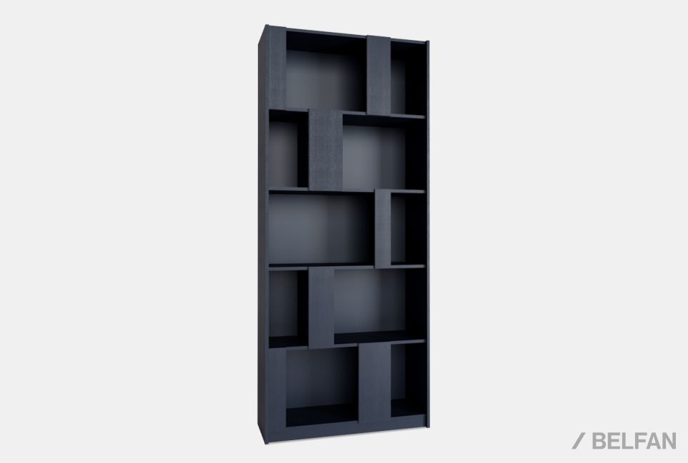 Стеллаж "Сакраменто" 100 (без зеркал) МДФ, шпон дуба 2