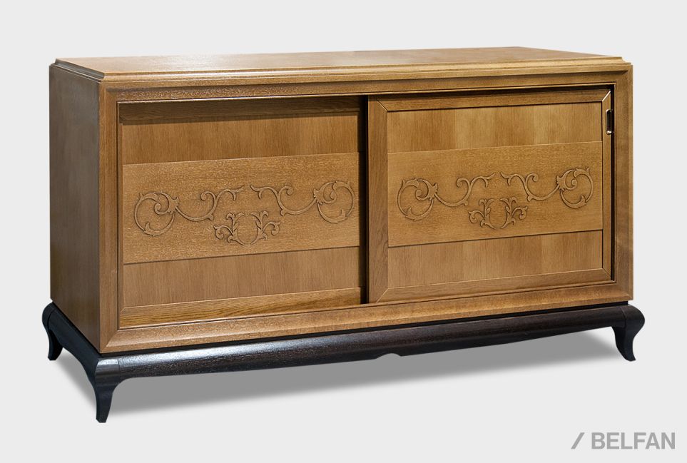 Тумба-купе "Соната" (декор) массив и шпон дуба 2